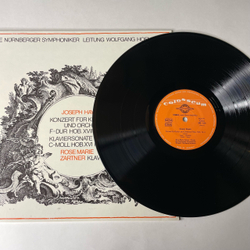 Винтажная виниловая пластинка LP Joseph Haydn Гайдн, Die Nurnberger Symphoniker*, Wolfgang Hofmann, Rose Marie Zartner, Konzert Fur Klavier Und Orchester F Dur Hob. XVII No. 3 (Германия 1972)