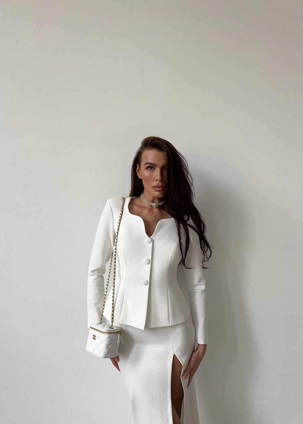 Жакет "Жена президента", белый