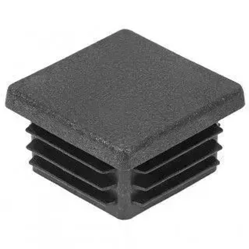 Заглушка для профильной трубы 50х50мм, цвет ЧЕРНЫЙ, 10шт