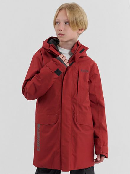 Куртка подростковая для юноши LIMAN NORPPA красная глина