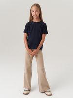 Джемпер для девочки с коротким рукавом AT1083 синий