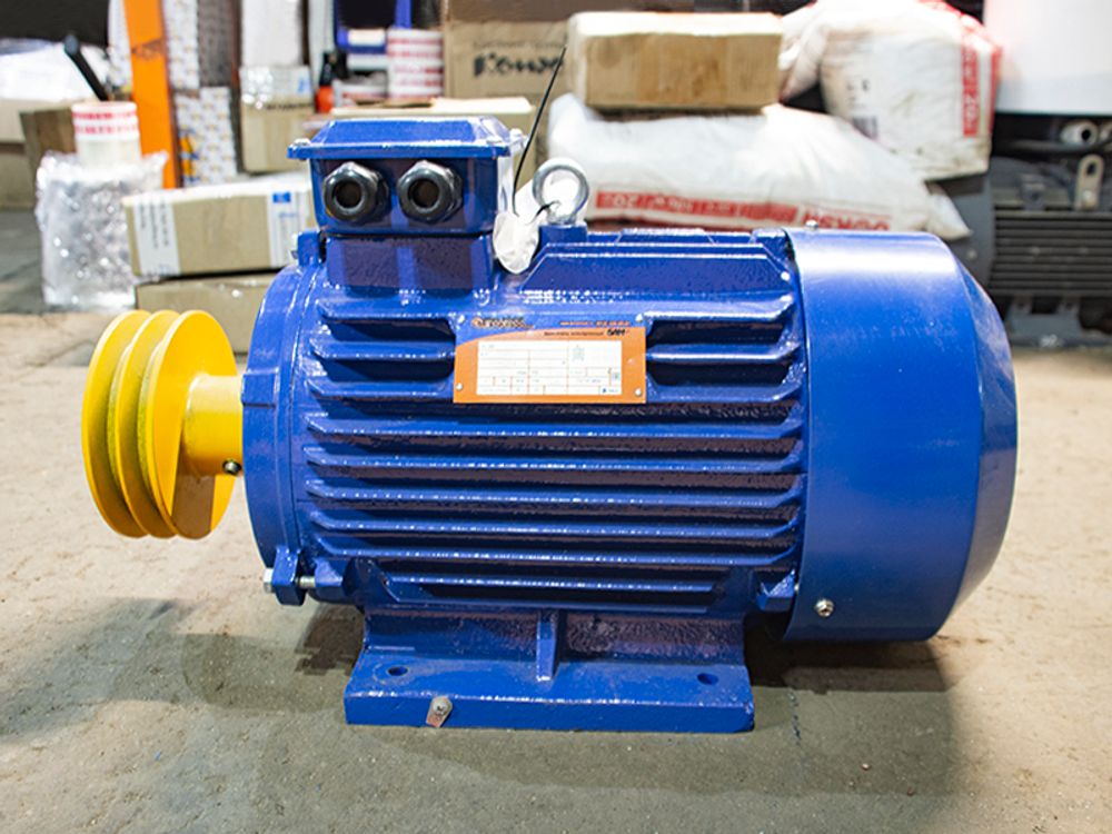 Электродвигатель со шкивом С416М