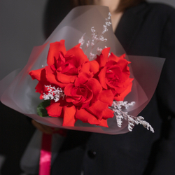 Букет цветов День Знаний №15 Красный