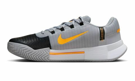 Мужские кроссовки теннисные Nike Zoom GP Challenge 1 - wolf grey/laser orange/black/white