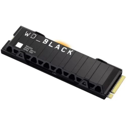 SSD диск WD SSD Black SN850X, 1.0TB, M.2(22x80mm),[WDS100T2XHE] NVMe, PCIe 4.0 x4, 3D TLC, R / W 7300 / 6300MB / s, IOPs 800 000 / 1 100 000, TBW 600, DWPD 0.3, with Heat Spreader (12 мес.)