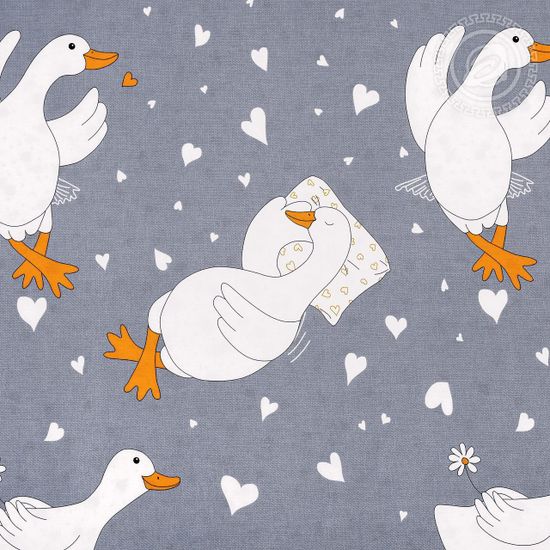 Комплект постельного белья Гусиные лапки поплин