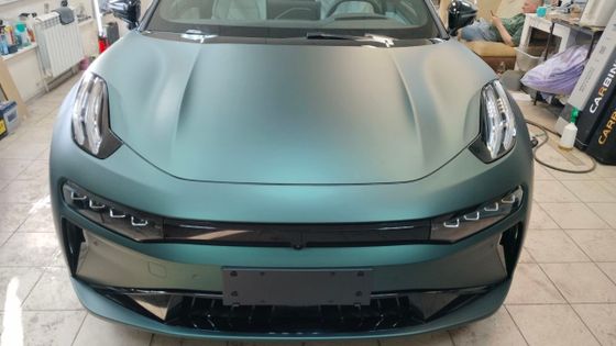 Carbins Color PPF Venom Green MF 12 зеленая сатин матовая цветная полиуретановая защитная антигравийная пленка