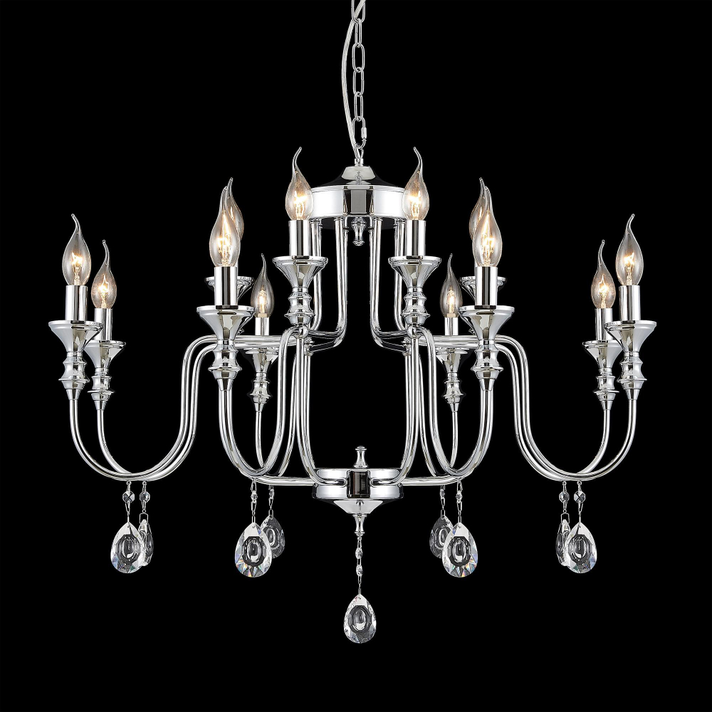 Citilux Рига CL437221 Люстра подвесная Хром