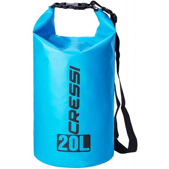 Гермомешок Cressi с лямкой Dry Bag 20 л голубой