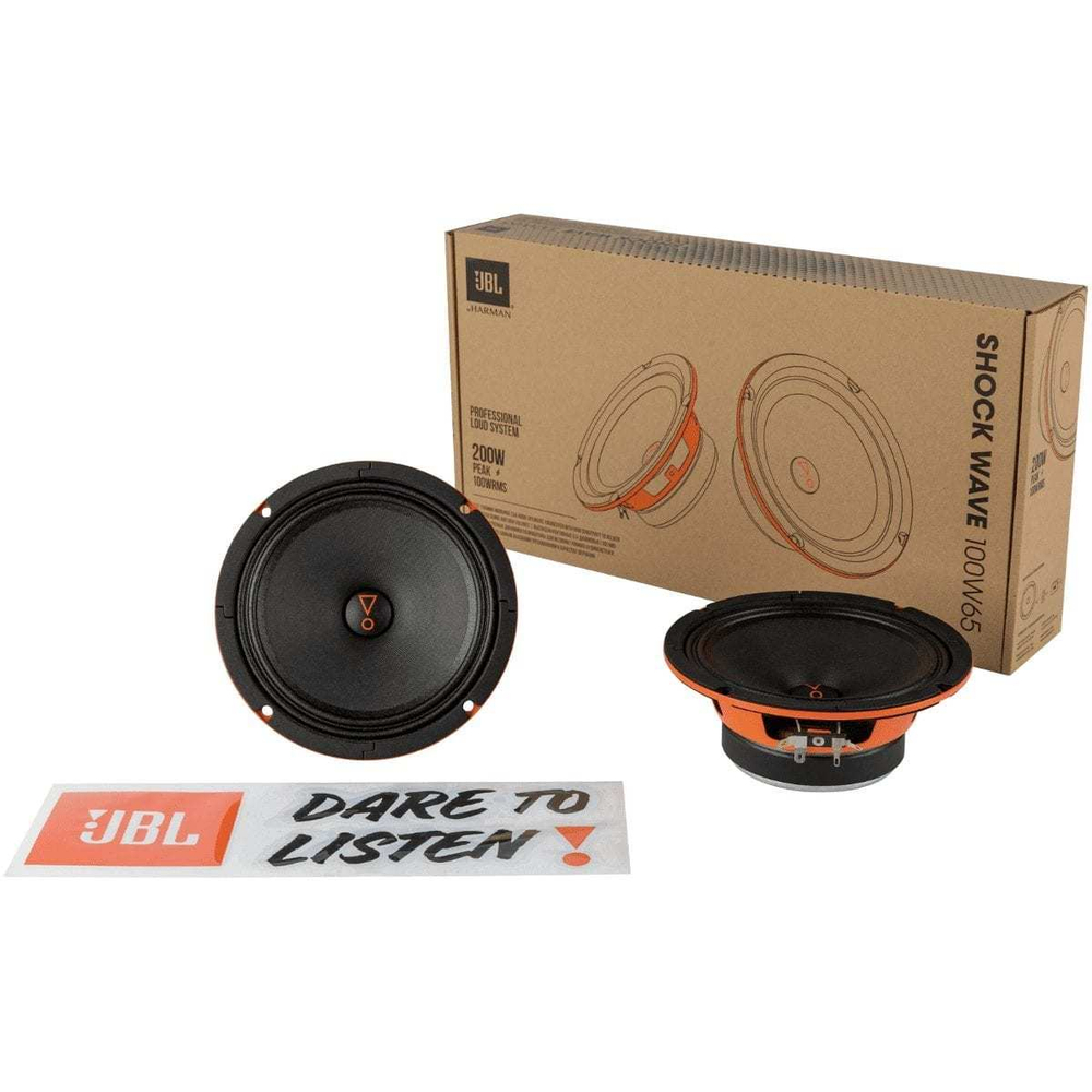 Среднечастотная автомобильная акустика JBL SHOCK WAVE 100W65