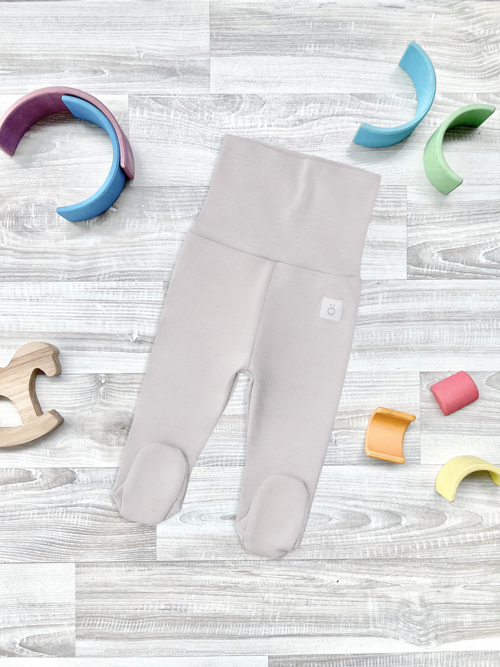 Ползунки Mjölk White Sand на широком поясе