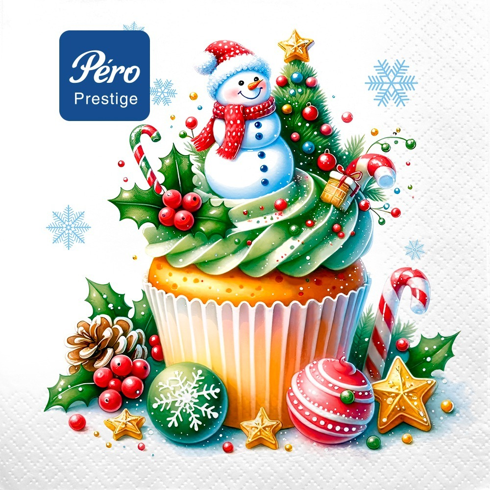 САЛФЕТКИ 33*33 НОВОГОДНИЕ 12 ШТ.