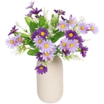 Искусственные цветы «Ромашки» 29см 28 цветков сиреневые