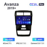 Teyes CC2L Plus 9" для Toyota Avanza 2019+