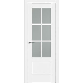 Межкомнатная дверь экошпон Profil Doors 103U аляска стекло матовое
