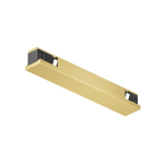 TR5722-SB Электрический коннектор прямой для трека SHINE BASE, 48V DC, IP20, сатинированная латунь, алюминий