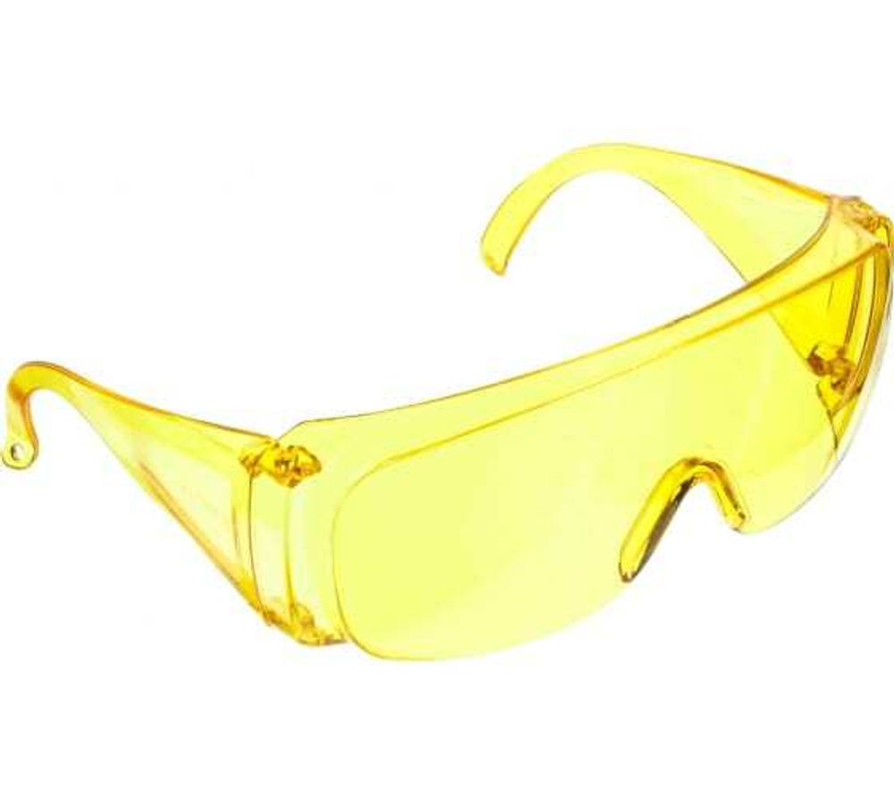 Очки защитные открытого типа,желтые 22-3-012