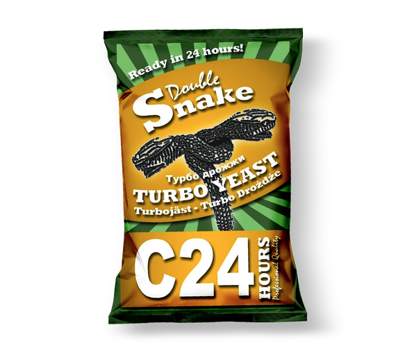 Спиртовые турбо дрожжи Double Snake C24