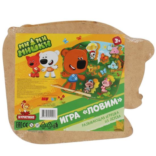 Деревянная игрушка «Ми-ми-мишки. Магнитная рыбалка» терм. пакет Буратино