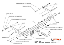 Фаркоп IMIOLA G.002 Renault Logan седан 2004-2014(паспорт и сертификат в комплекте)(без электрики)