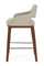Полубарный стул Lord 65 см, бежевая обивка, ножки орех
