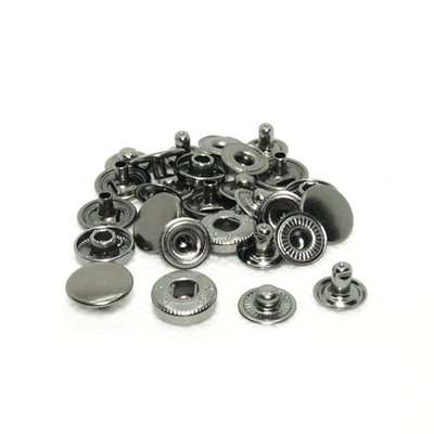 Кнопка Альфа латунь (нержав.) d 12,5 мм, чёрный никель