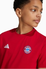 Футболка adidas FC Bayern 25/26 Tee Junior - красный