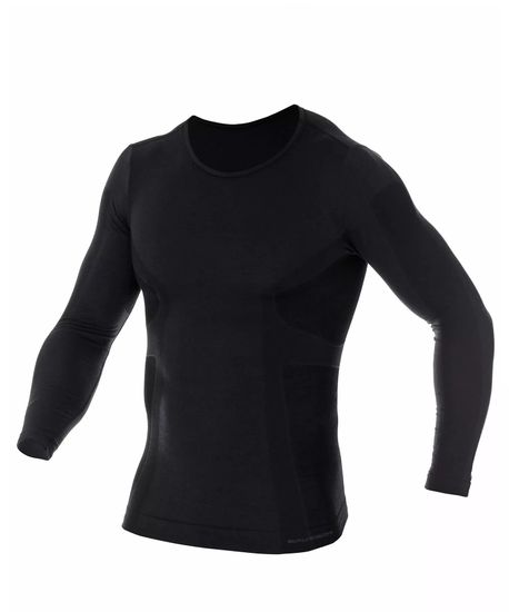 Термофутболка мужская с длинным рукавом BRUBECK Comfort Wool LS12160/11600