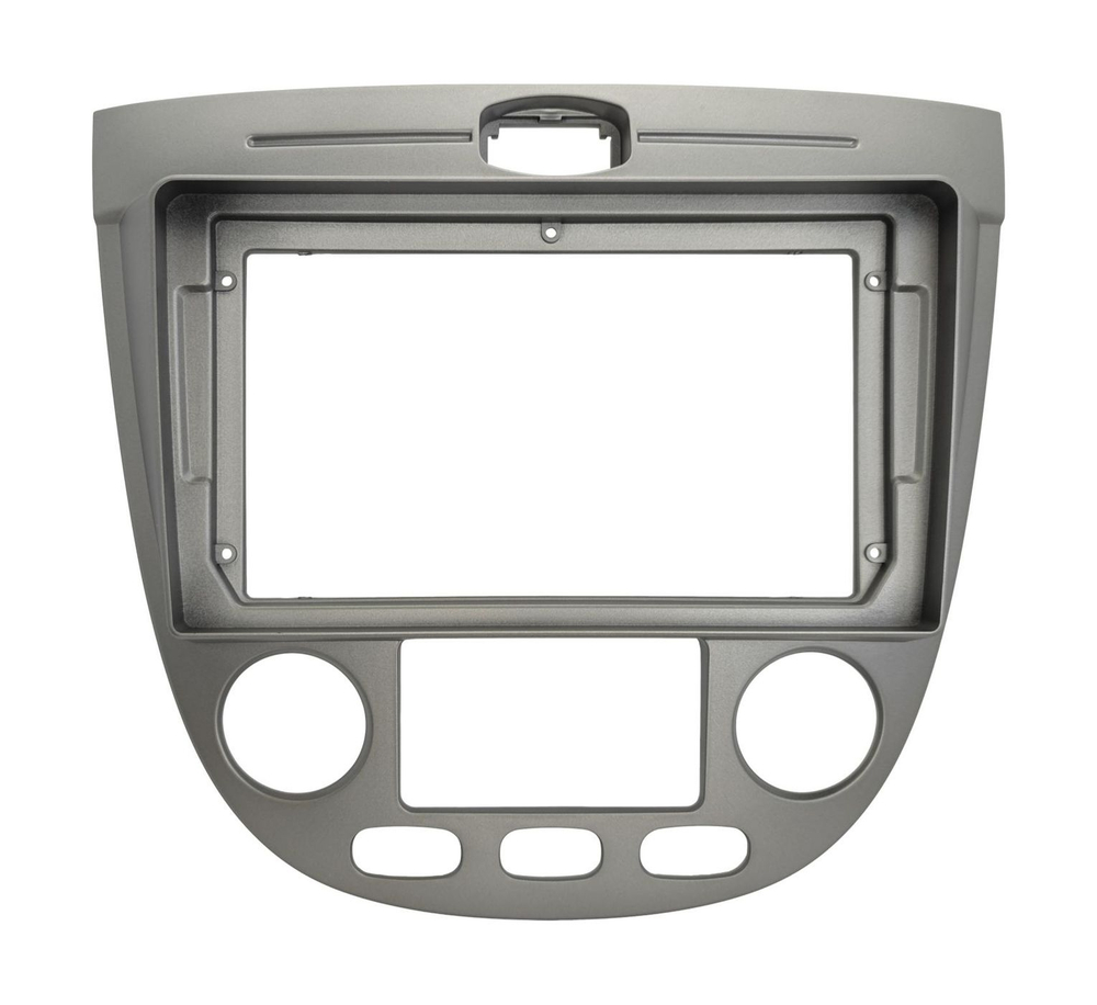 Комплект рамки с разъёмами 9" Chevrolet Lacetti хетч климат серебро - Car-Smart 3038CL