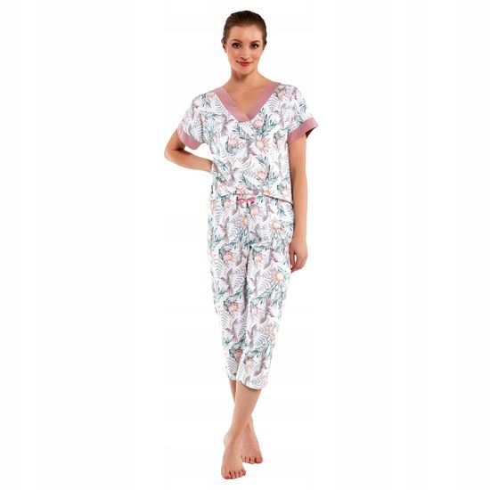 Пижама женская с коротким рукавом и бриджами Cornette 815/254