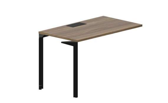 Стол 118х68х75см (металлический аутлет) - приставной элемент