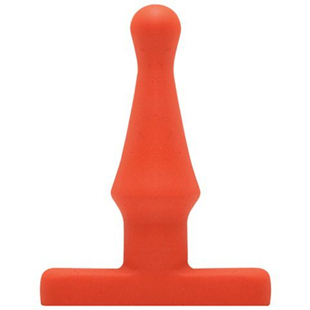 Оранжевая анальная пробка Bum Buddies Tease My Tush - 10 см. (Цвет: оранжевый)