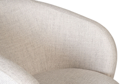 Кресло вращающееся Garda Decor Napoli светло-серое