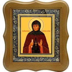 Серафима Сезеновская, преподобная игумения. Икона на холсте.