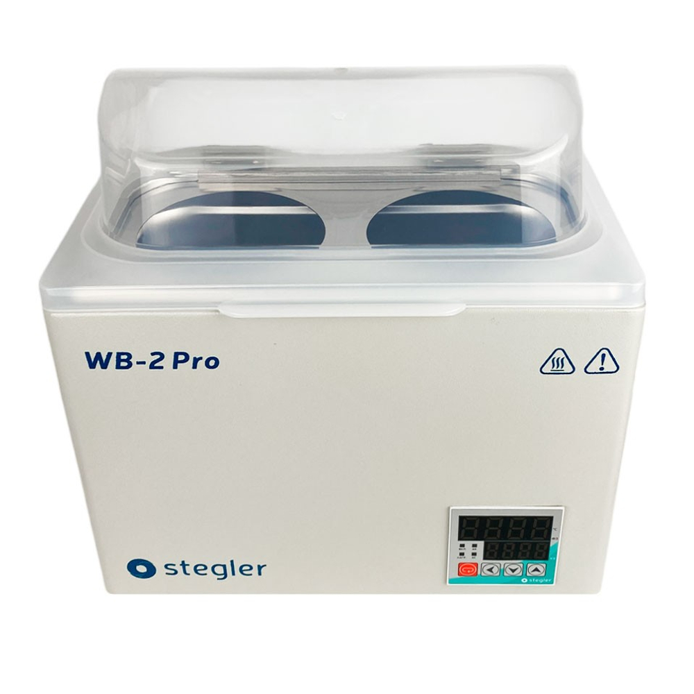 Водяная баня Stegler WB-2 Pro (7 л, Tкомн.+5...100 °С, 2 места)