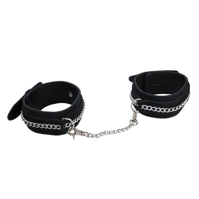 Kenzi Leg Оковы замшевые (Цвет: черный)