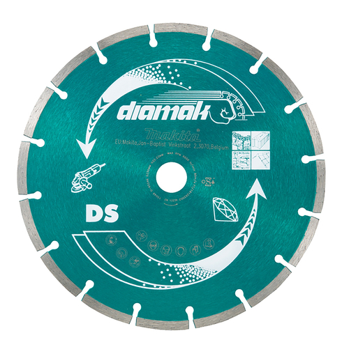 Алмазный диск Diamak сегментированный по бетону 230x22,23 Makita D-80117