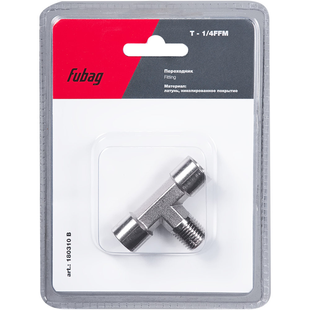 Разъемное соединение Fubag переходник T - 1/4"FFM   (180310 B)