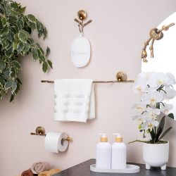 Держатель для туалетной бумаги «Атлантис» Бронза