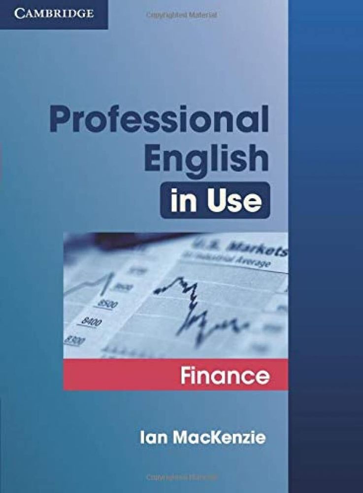 Professional English in Use Finance Book with answers