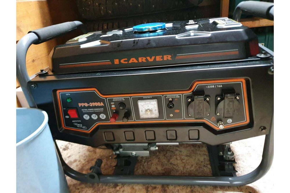 Генератор Carver PPG- 3900А бензин
