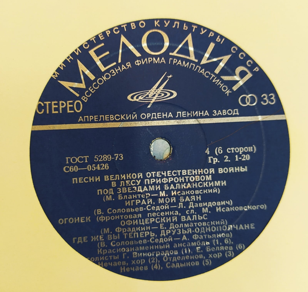Песни Великой Отечественной Войны