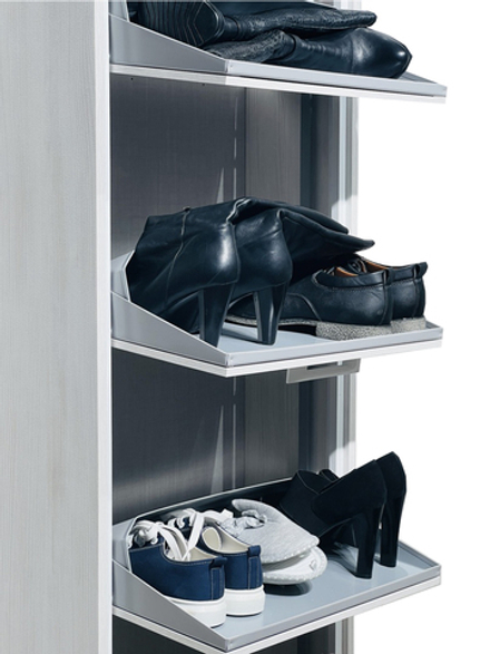 Обувница Айронори ЛАЙТ 5 МП (Выбеленное дерево / Выбеленное дерево)