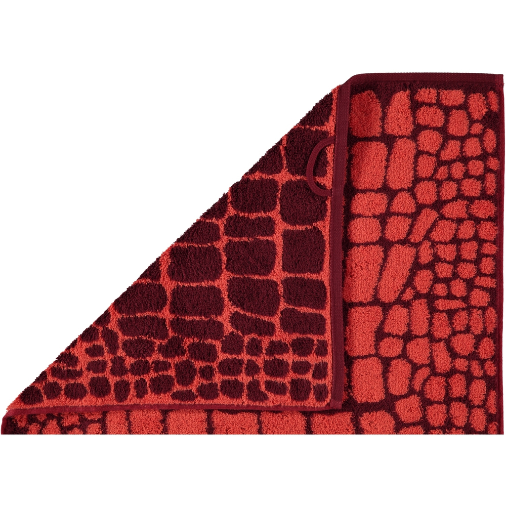 Полотенце 50х100 Cawo-JOOP! Gala Croco 1644 красное Германия