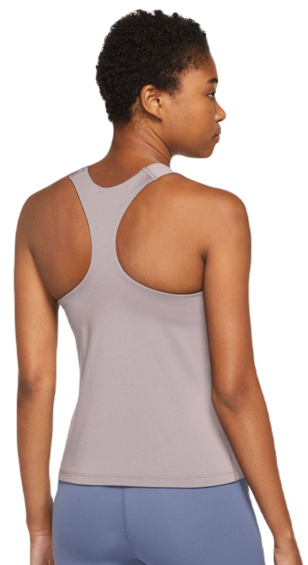 Топ теннисный Nike Dri-Fit Swoosh Bra Tank - platinum violet/platinum violet/white