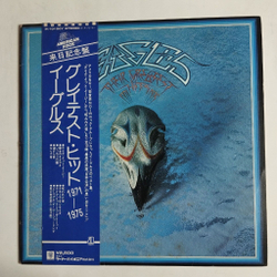 Винтажная виниловая пластинка LP Eagles Their Greatest Hits 1971 1975 (Japan 1976) (Obi) Tequila Sunrise