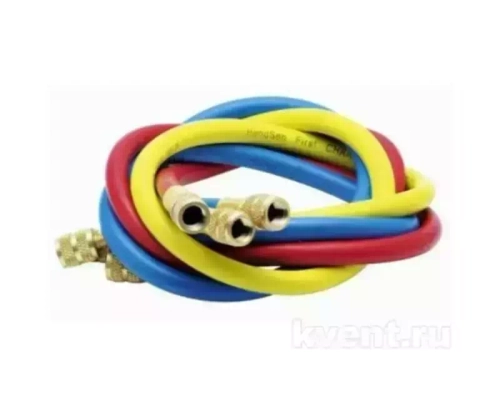 Заправочные шланги FavorCool - 360RYB-В, набор 3шт по 1.5м, 1/4" SAE, до 41 бар