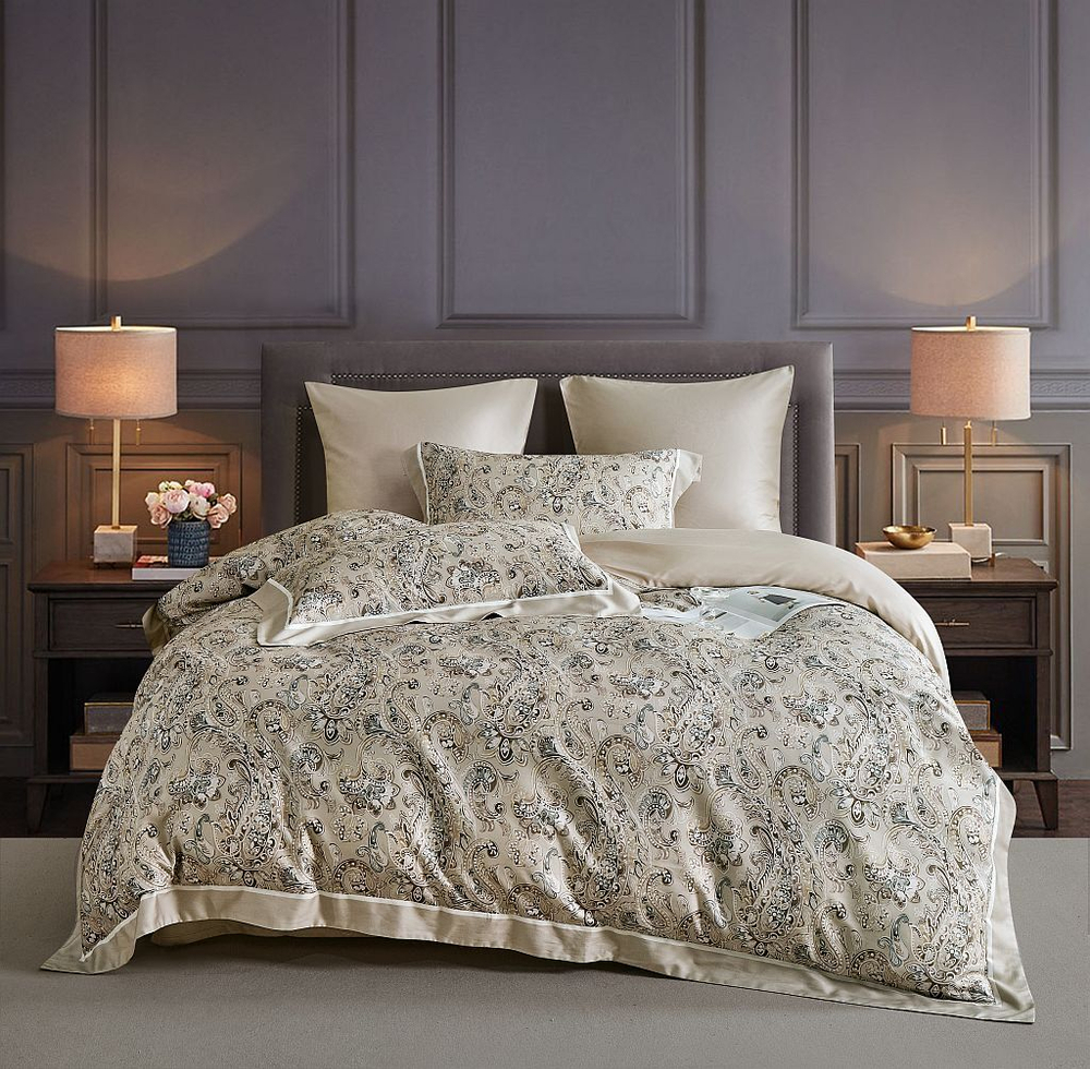 Постельное белье 2 спальное евро Asabella 2274-6