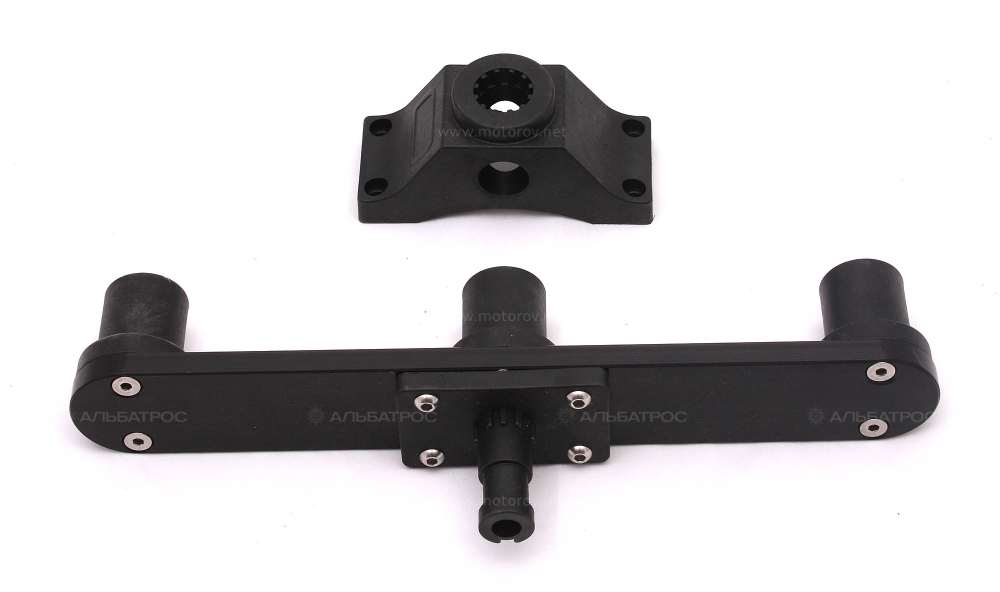 Опора на леер для 3-х держателей удочки