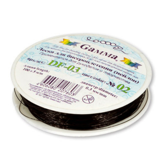 "Gamma" Леска для бисера DF-03 d 0.3 мм 100 м №02